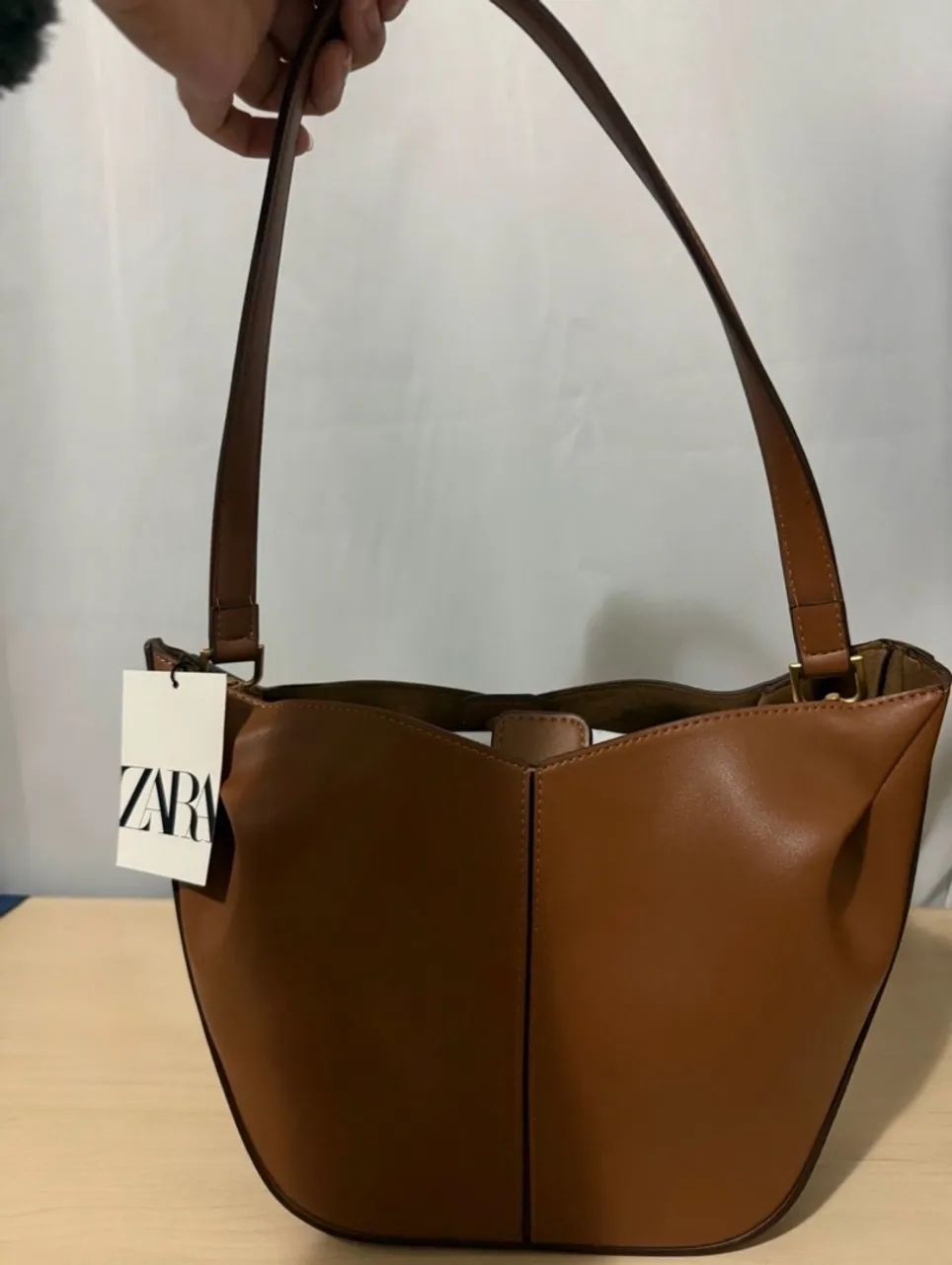 Bolsa Marrom Zara - Foto 2