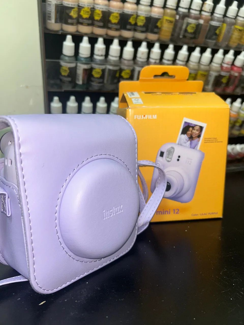 Câmera Polaroid instax mini 12 Lilás 