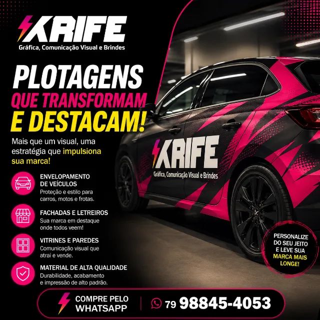 Plotagem de Carro, Moto, Caminhão 