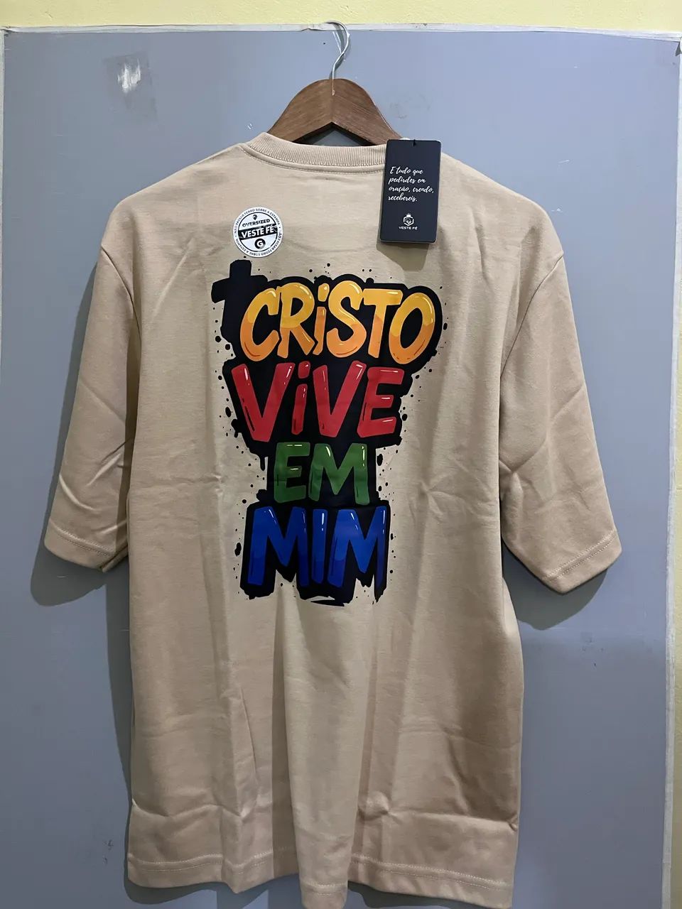 CAMISA OVERSIZED CRISTÃ  - Foto 5