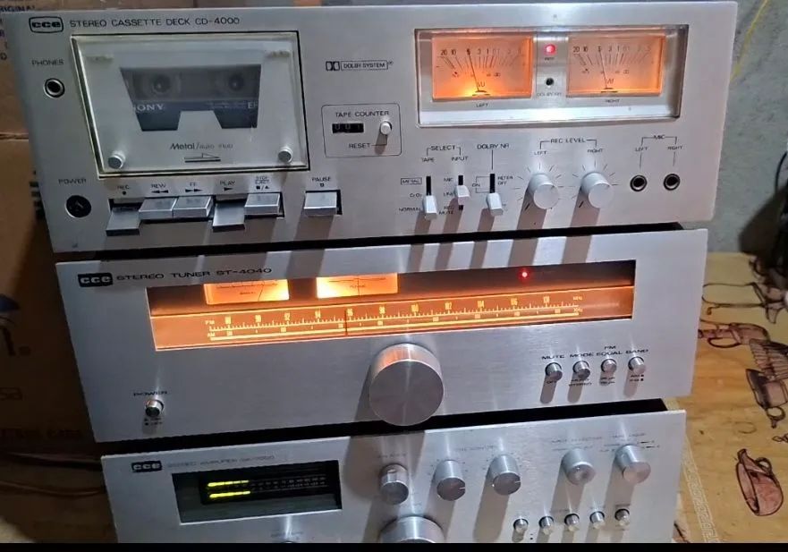 Amplificador tuner tape deck cce n gradiente polyvox  - Foto 3