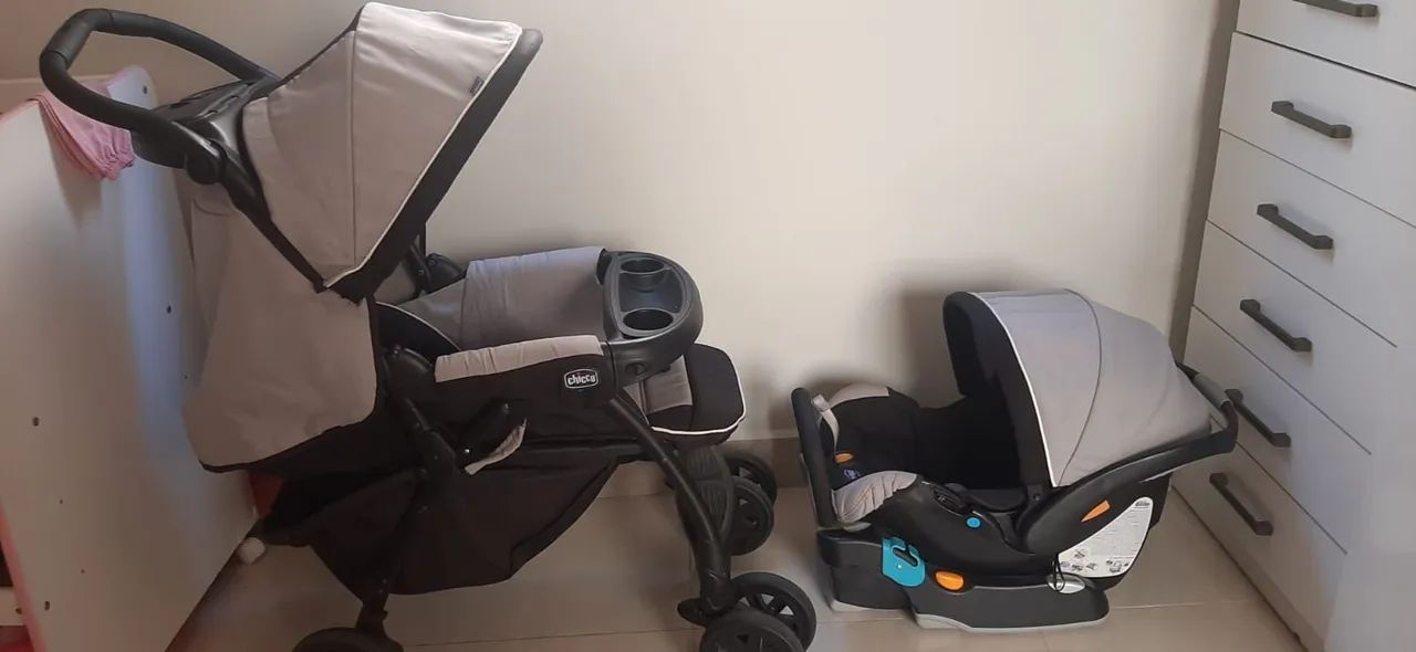 Carrinho de bebê e bebê conforto Chicco - Foto 2