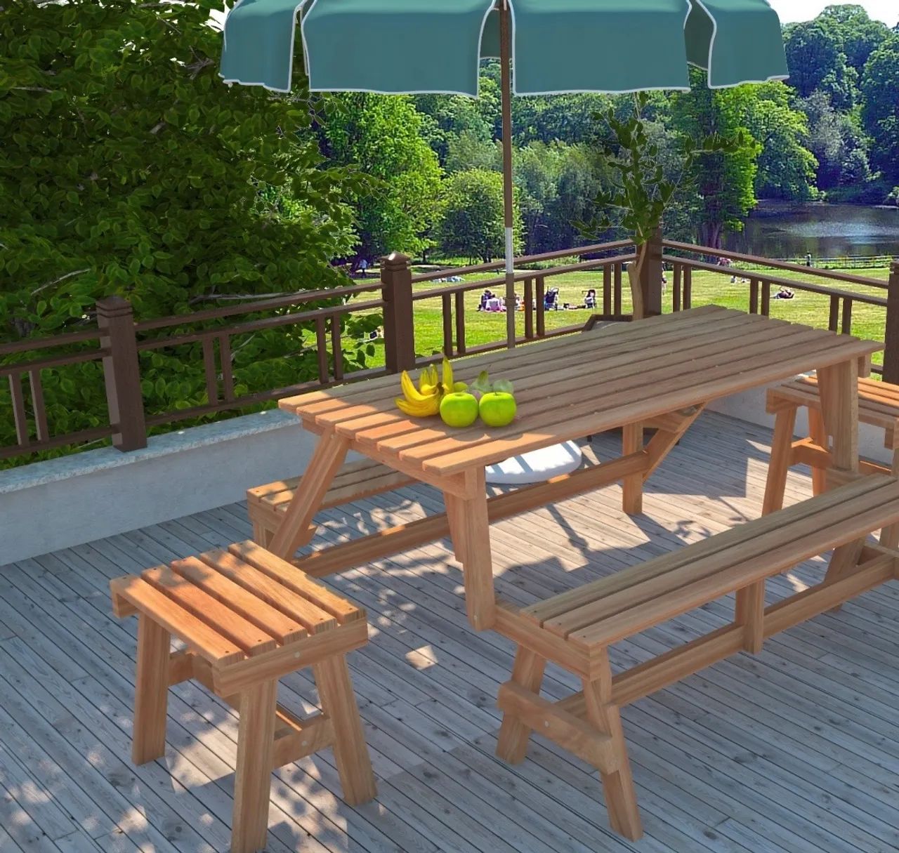 SOFÁ EXTERNO QUE VIRA MESA  - Foto 4