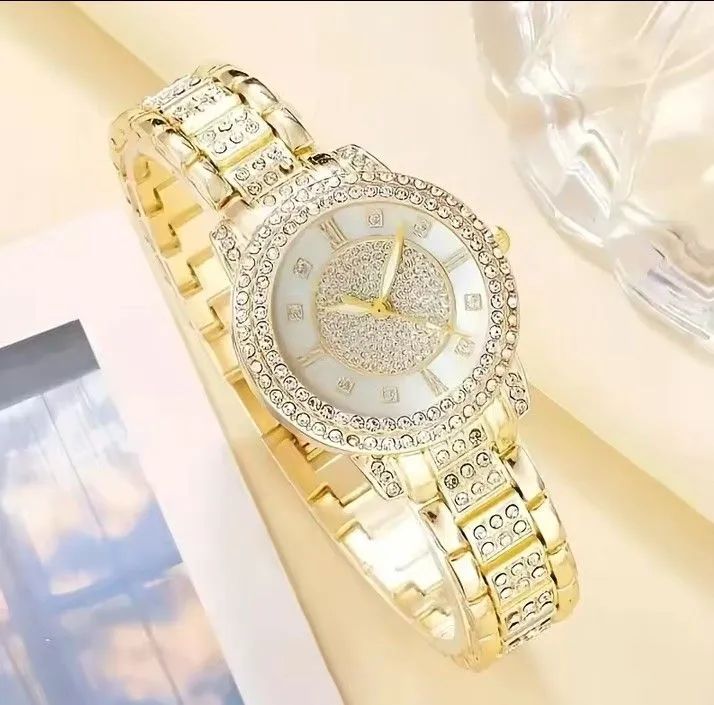 Relógio feminino em quatzo strass - Foto 2