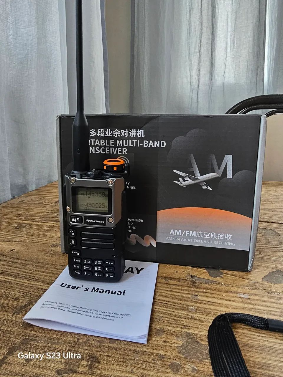 RADIO QUANSHENG UVK6 BANDA AVIAÇÃO - Foto 4