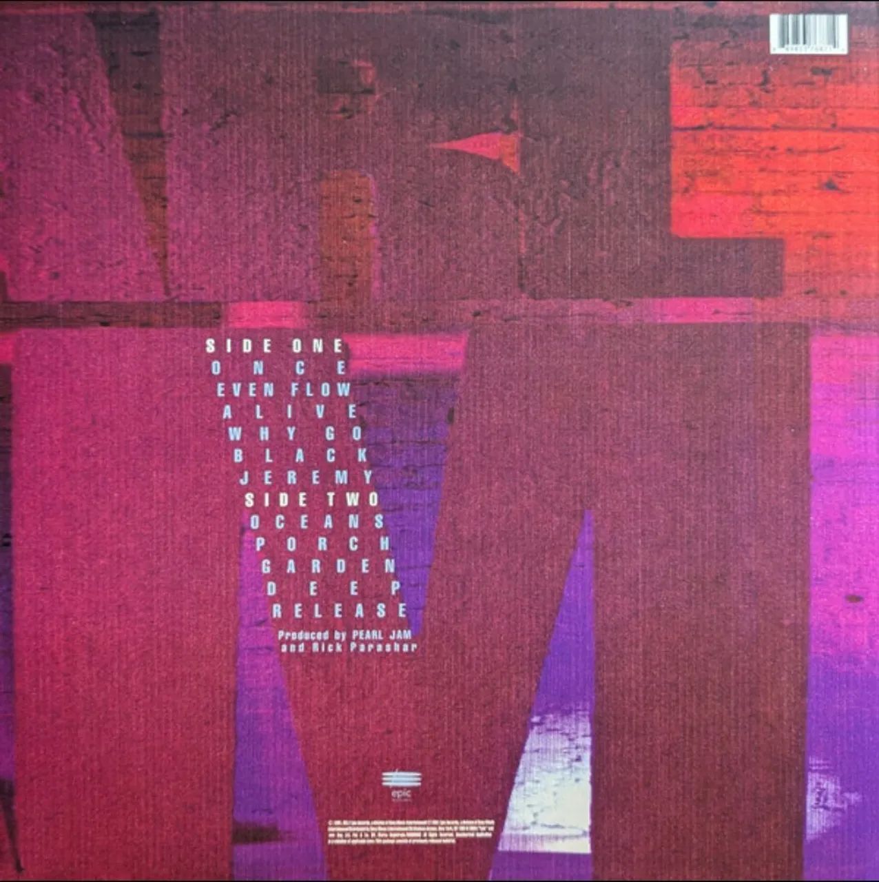 Lp Vinil Pearl Jam + Ten Lacrado (Importado) - Foto 2