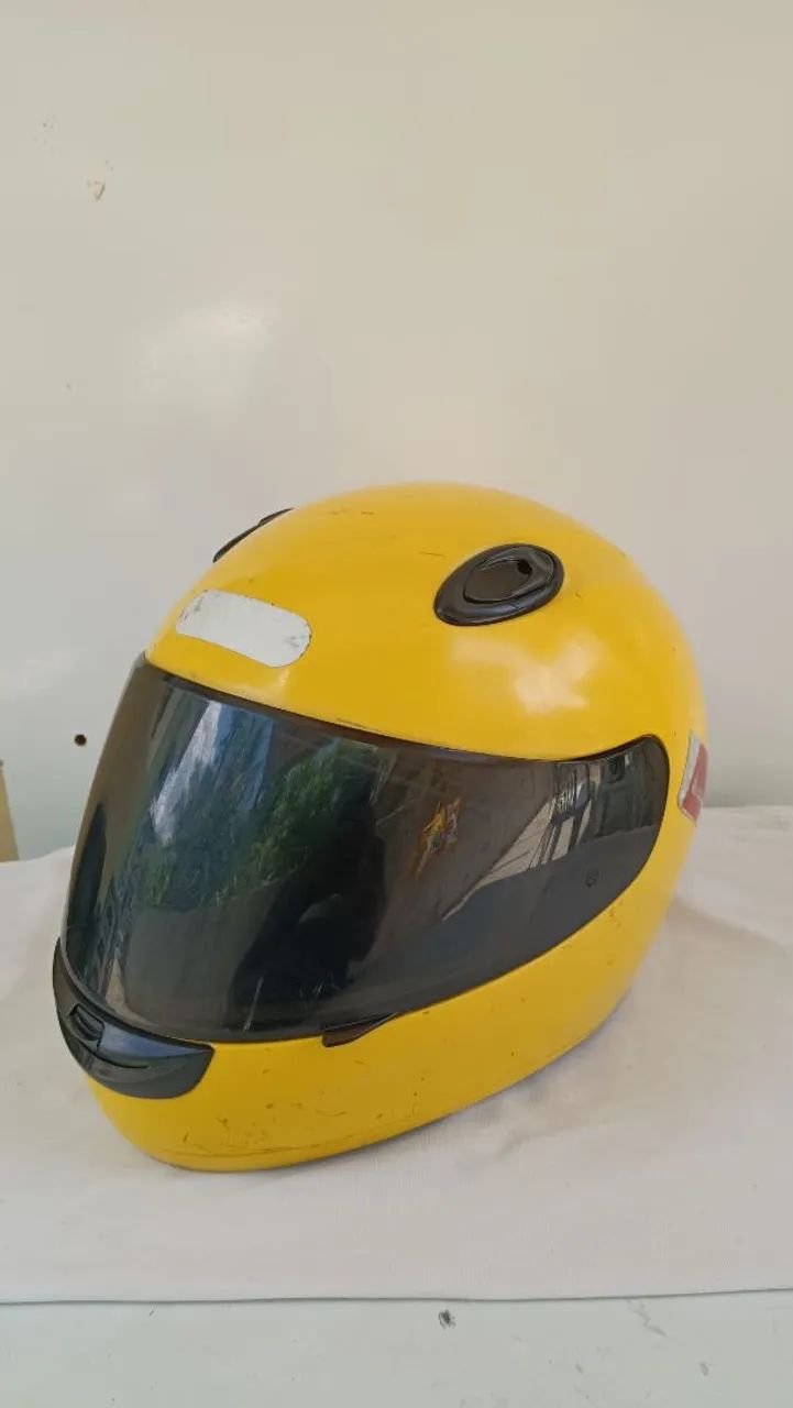 Capacete sky amarelo N60 G 