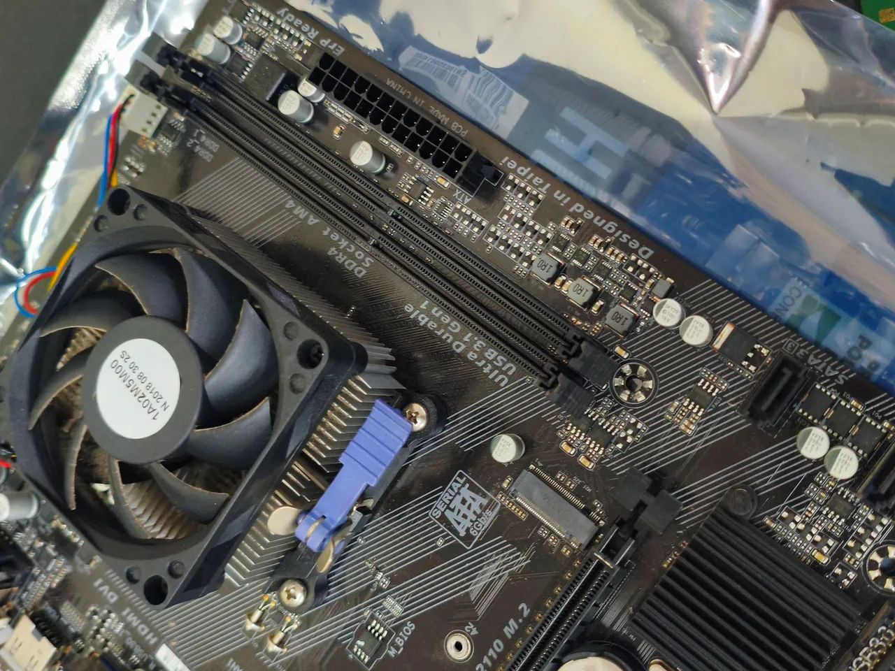 Kit processador, placa mãe, memória e hd - Foto 3