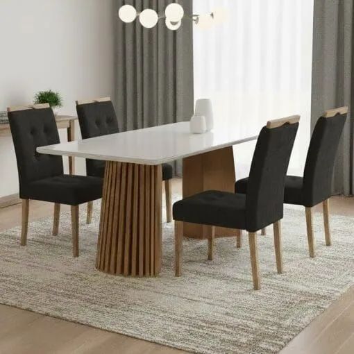 *Mesa de Jantar Nevada 1,20 cm Pronta Entrega. 