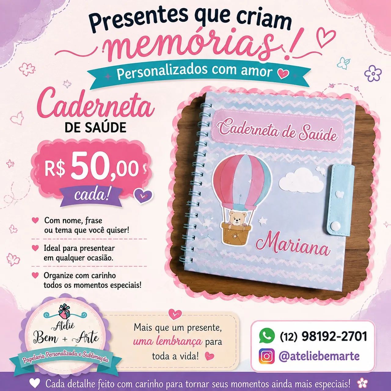 Caderneta de saúde personalizada