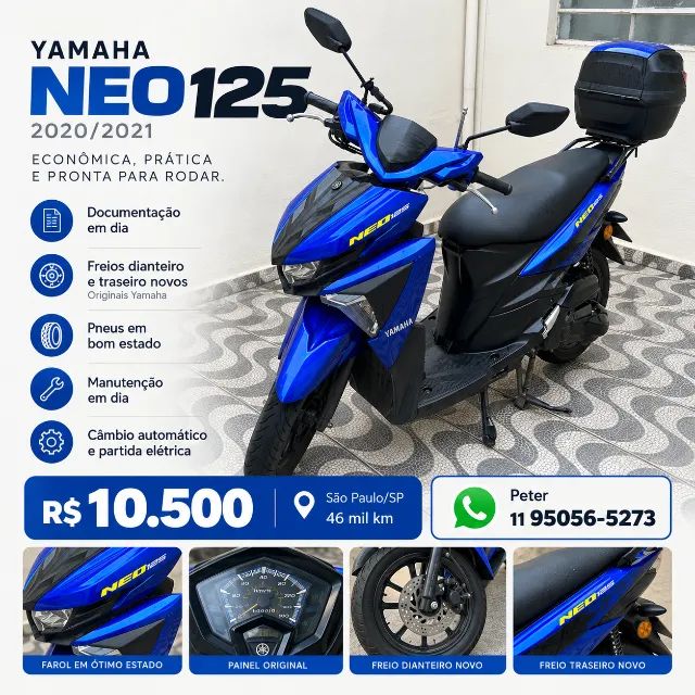 Yamaha Neo Automatic 125cc 2021 - Foto 3