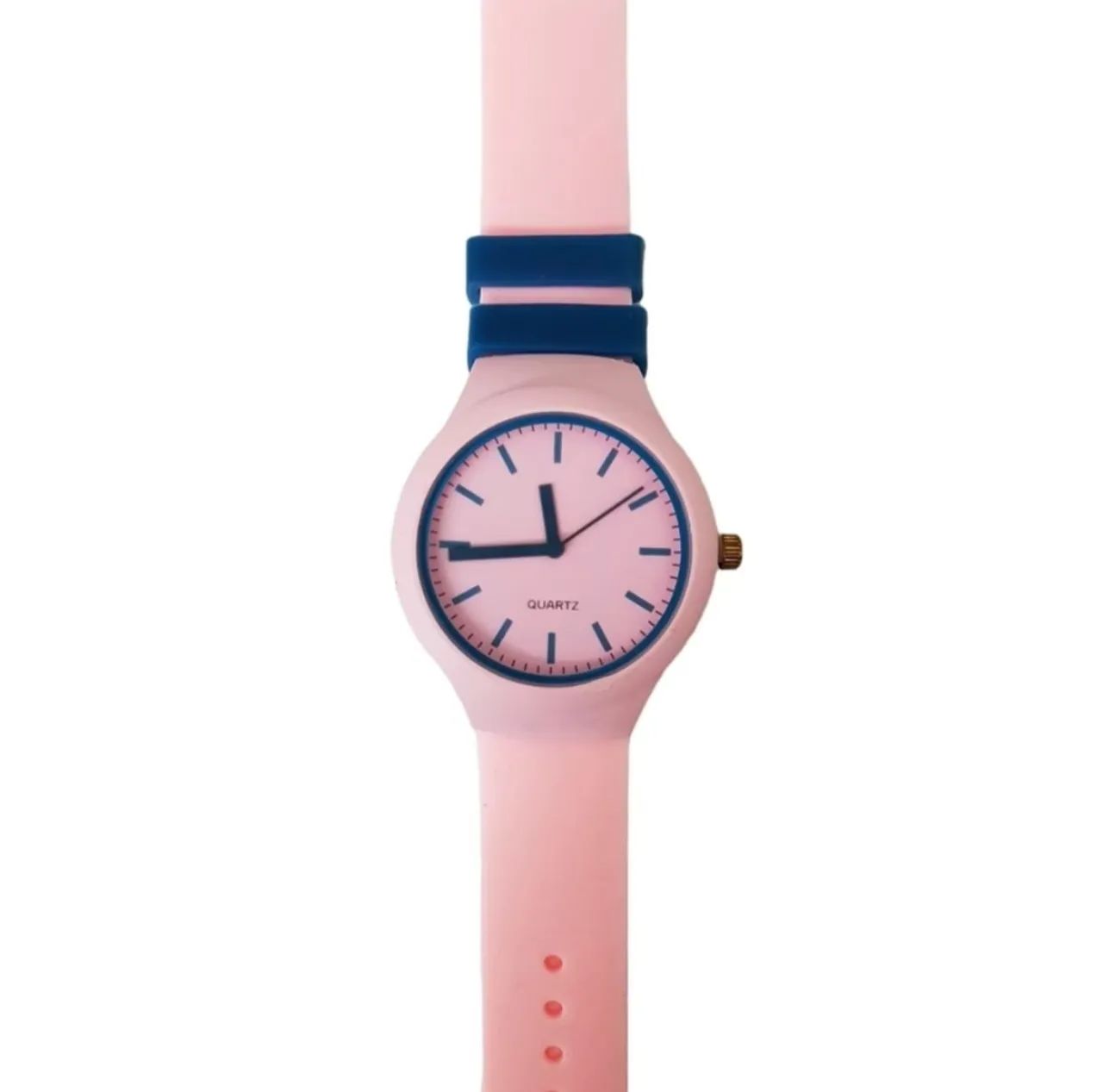 Relogio Pulso Liso Silicone Quartz Unissex  - Foto 5