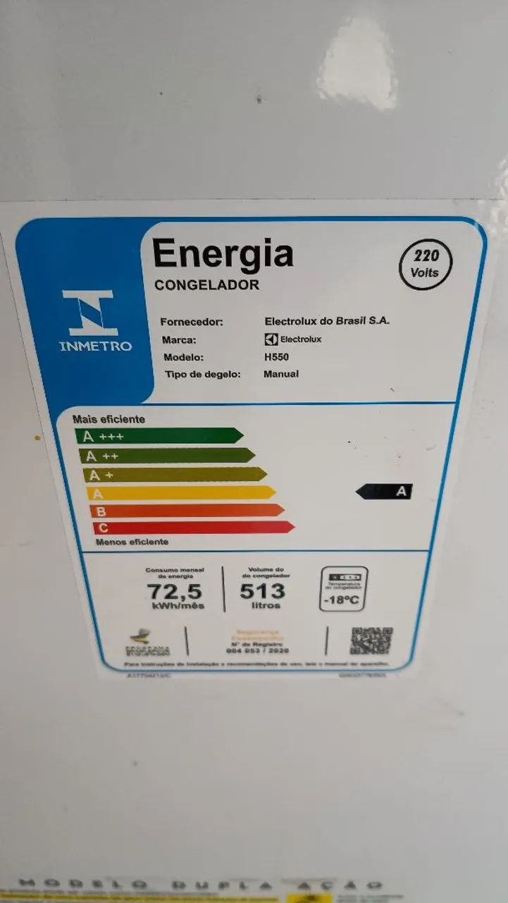 Freezer vertical Eletrolux h550 - Foto 4