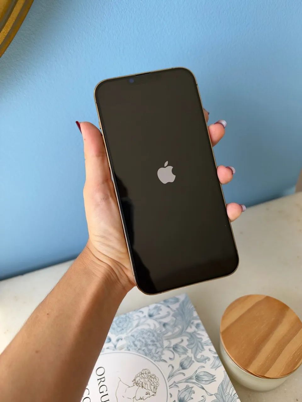 iPhone 13 Pro Max 128 GB Dourado ? Muito Conservado - Foto 2