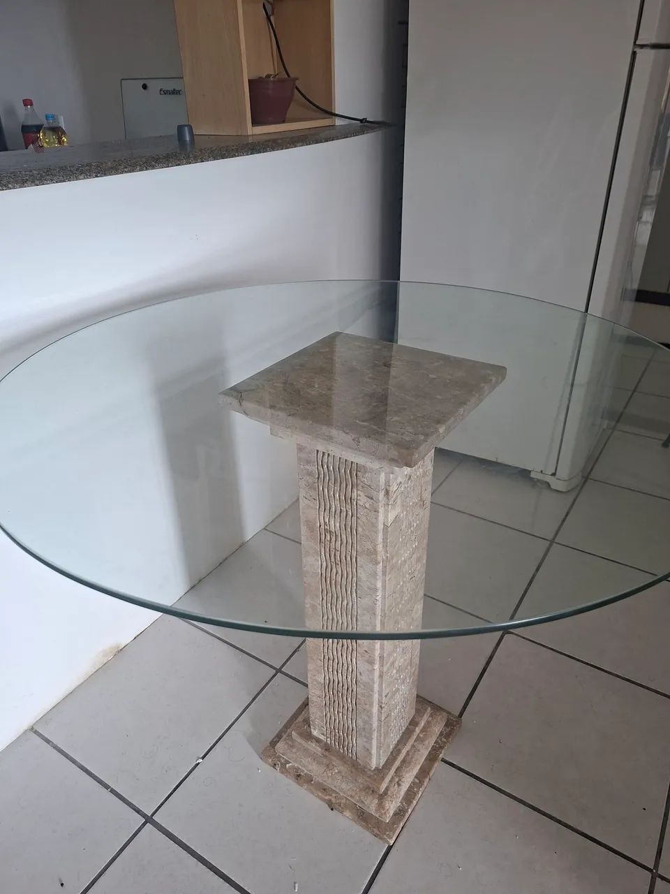 Tampo de vidro para mesa