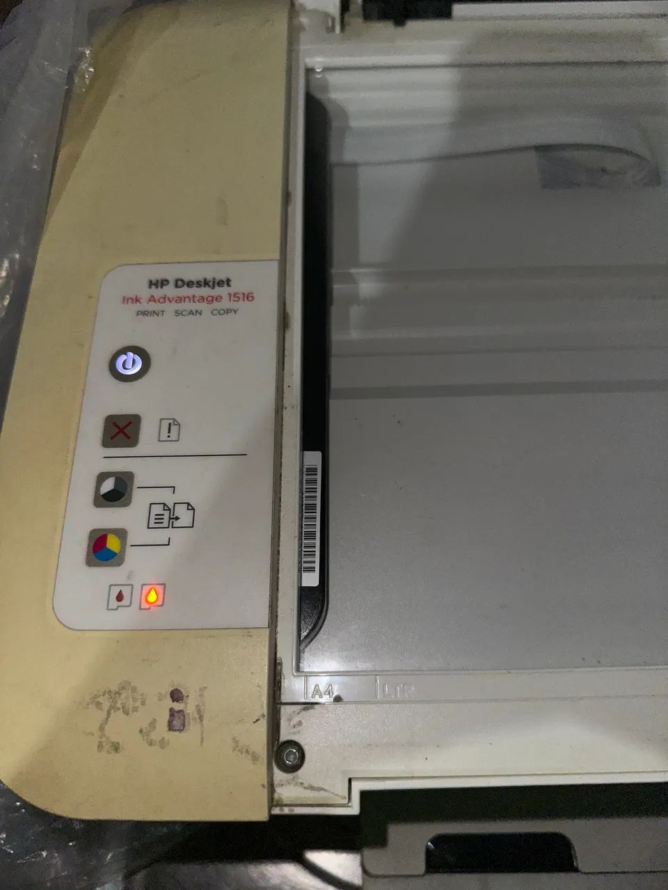 Impressora HP multifuncional liga mas pode estar com avaria - Foto 3