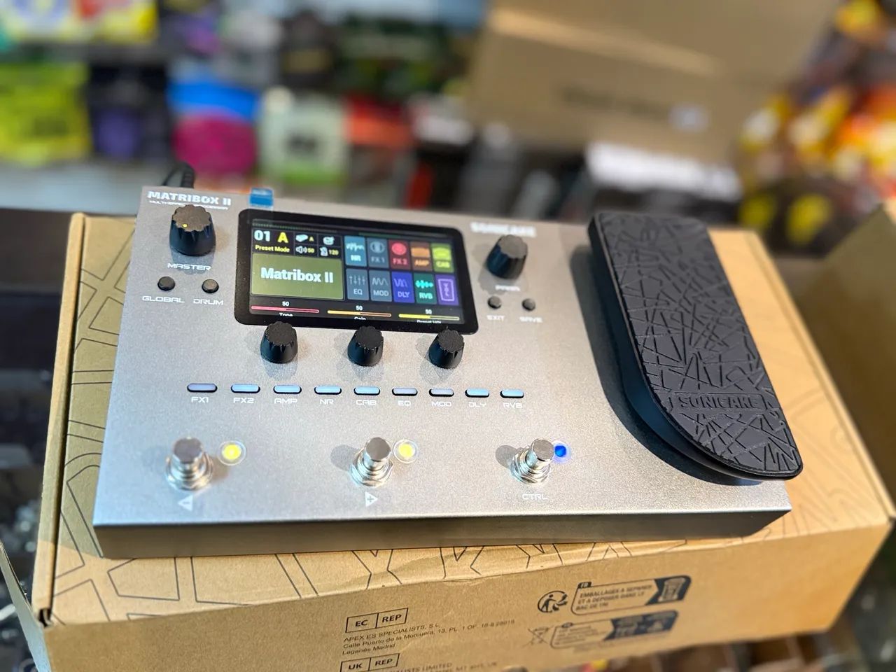 Pedaleira Sonicake Matribox II Nova na Caixa com IR Loader e Interface USB