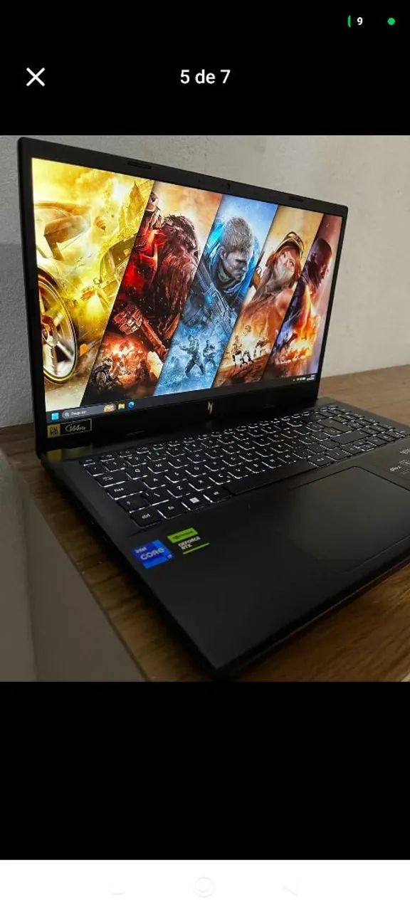 Note Gamer i5-13ª+ RTX 3050+ 24 RAM - Foto 3