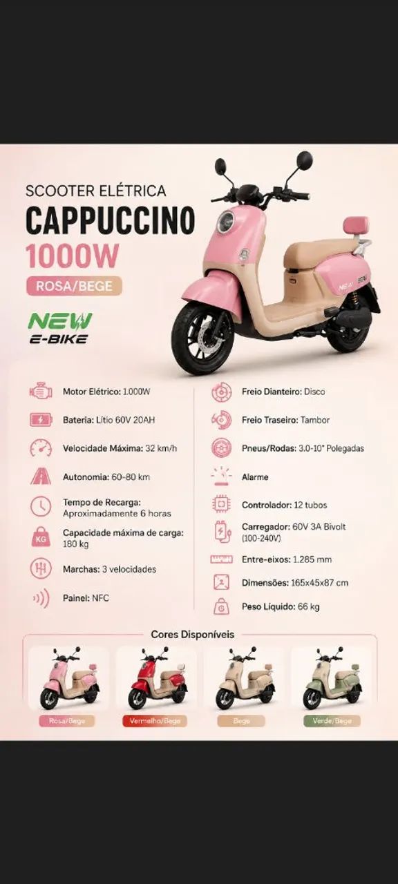 Scooter elétrica 