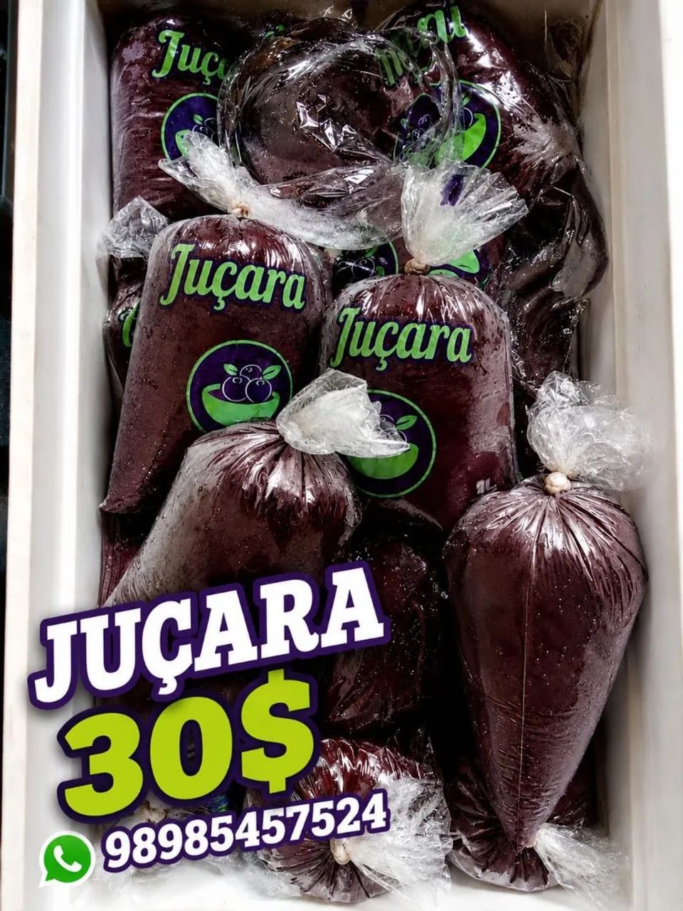 Juçara do litoral 100% natural + sabor + qualidade 