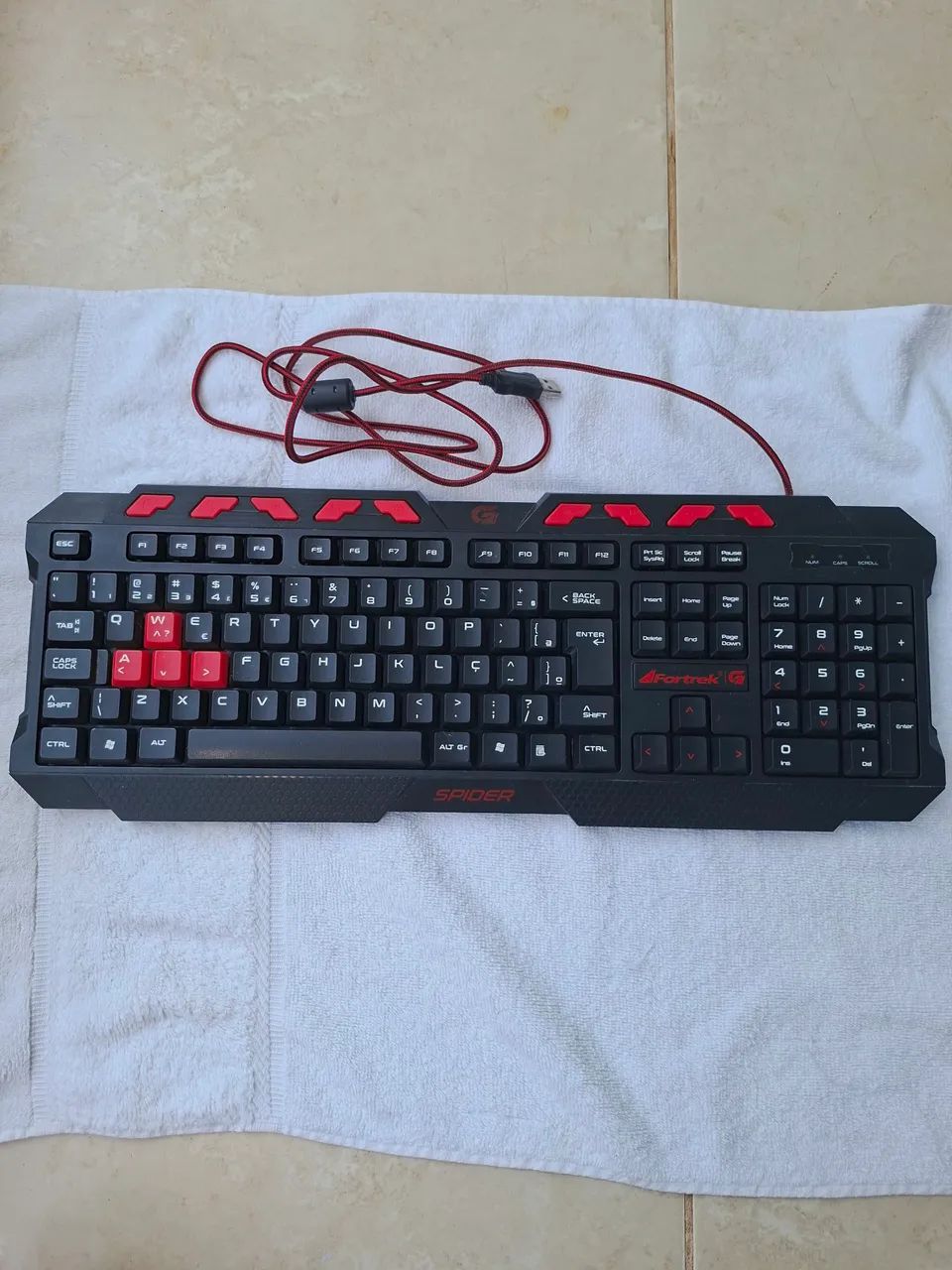 Kit mouse e teclado red - Foto 3