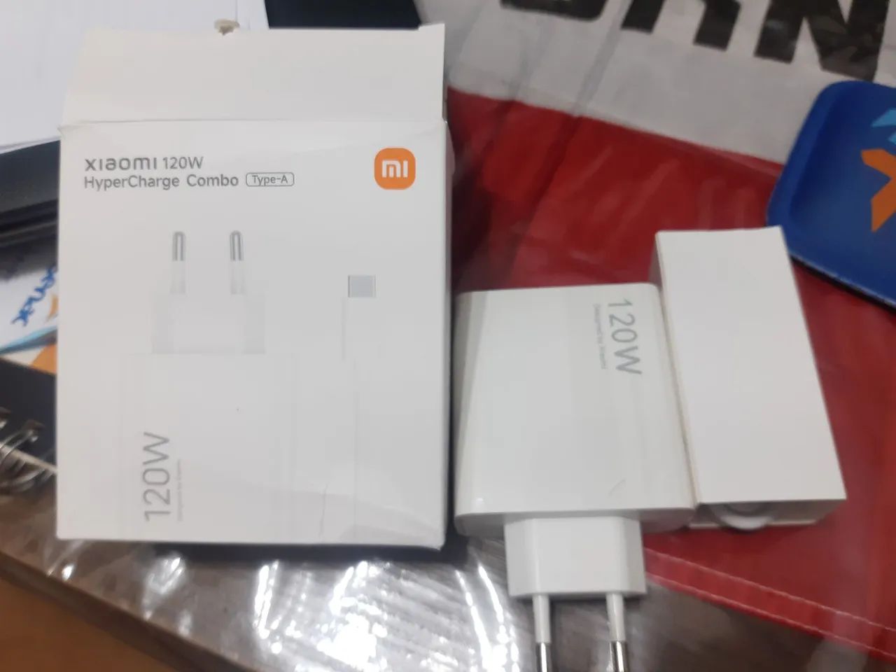 Carregador xiaomi 120w typeA USB c - Foto 2