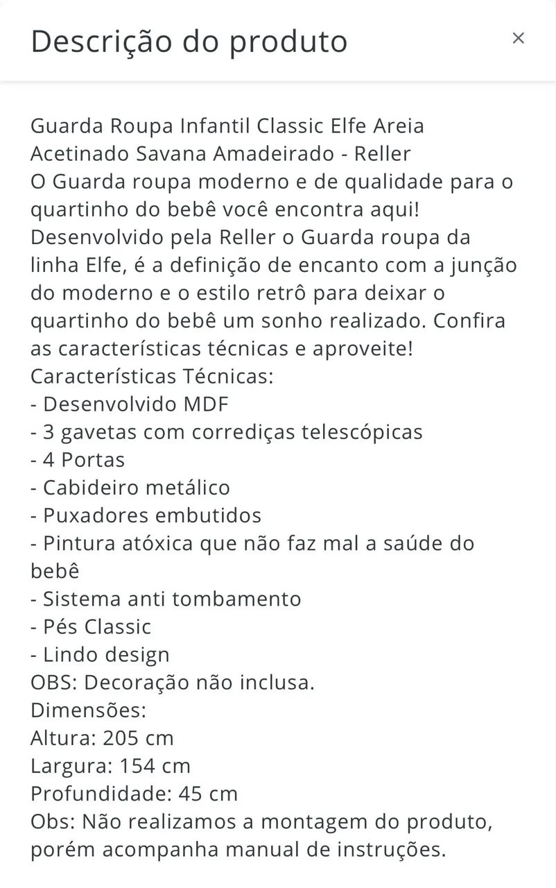 VENDO GUARDA-ROUPA INFANTIL - Foto 4