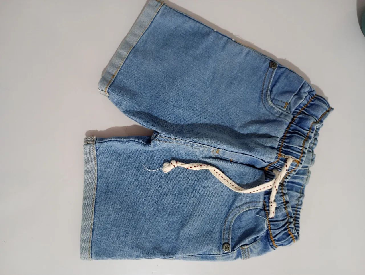 Lote Bermuda Jeans 1 ano  - Foto 3