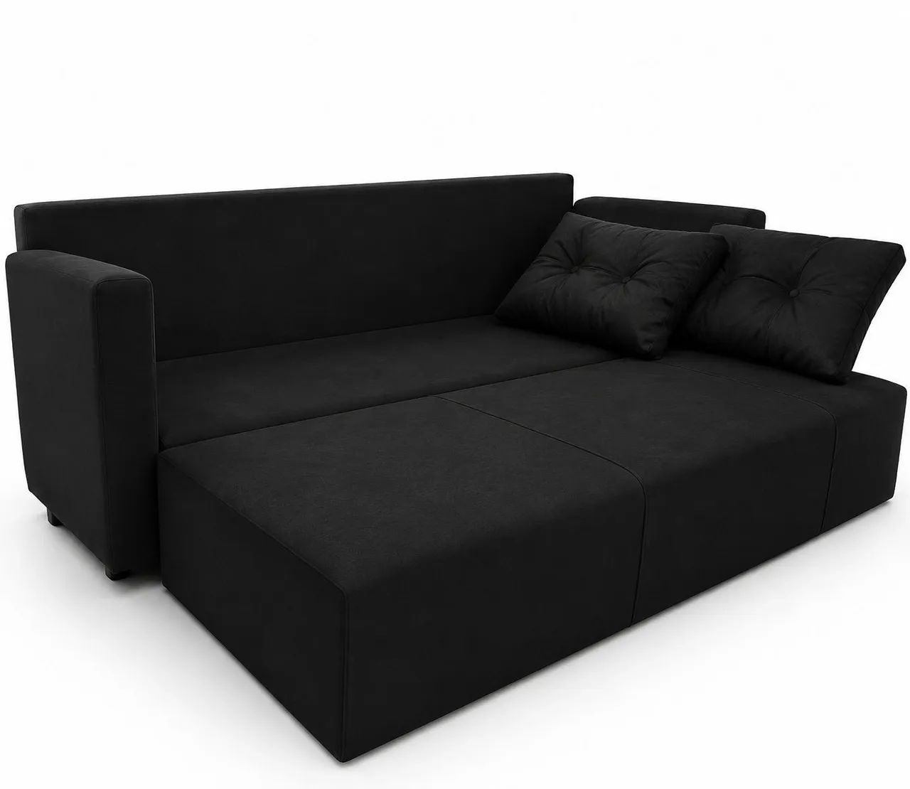 Lindo SOFÁ CAMA 2 em 1 com almofadas Capitonê,  - Foto 5