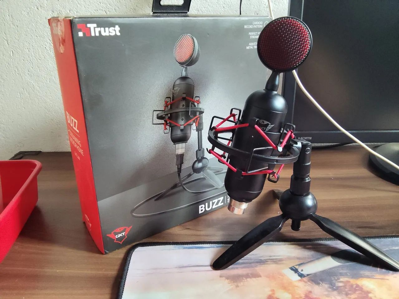 Microfone gamer USB Trust buss gxt244 - Foto 3