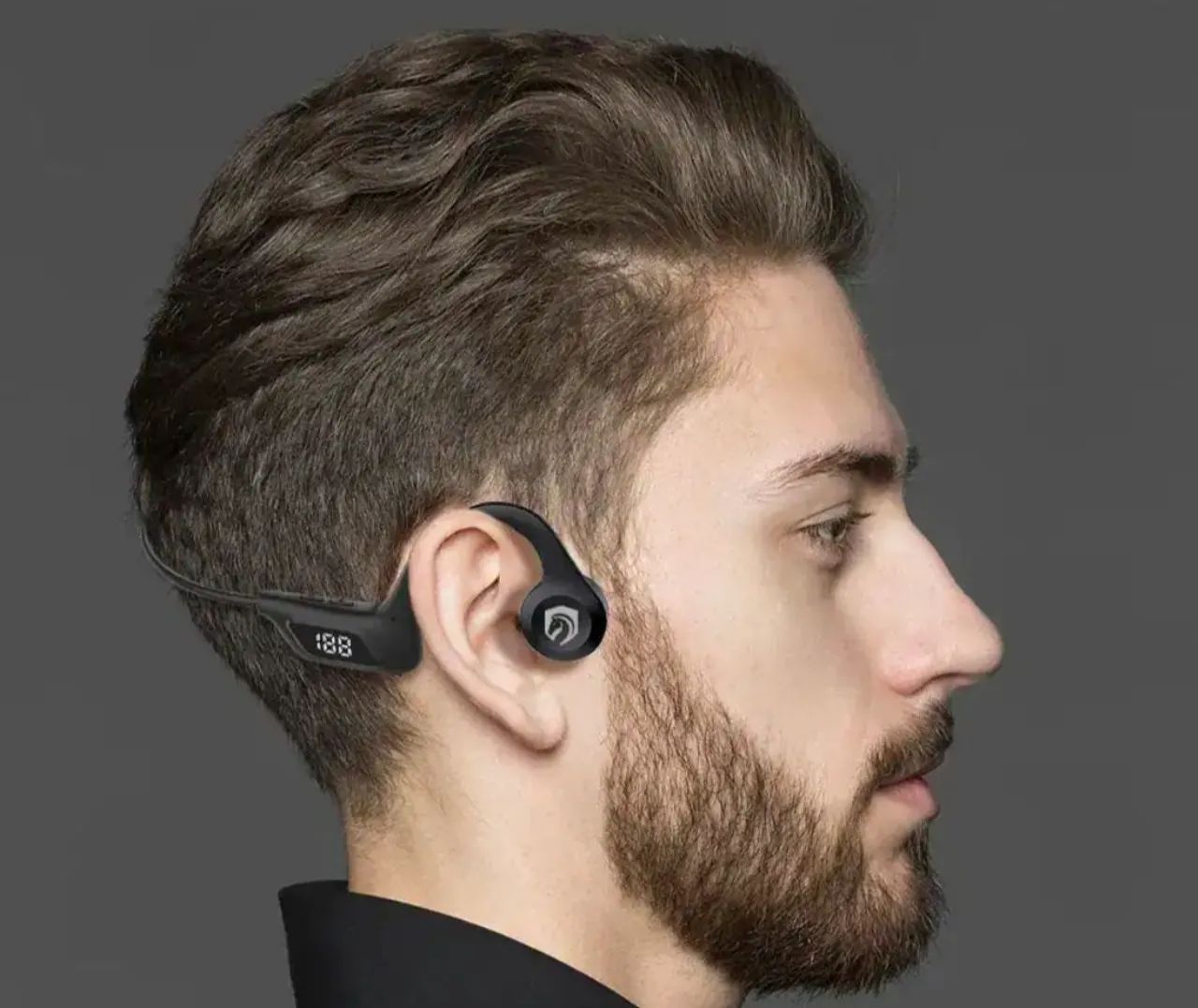 Fone de ouvido condução óssea H'Maston F921 Bluetooth  - Foto 2