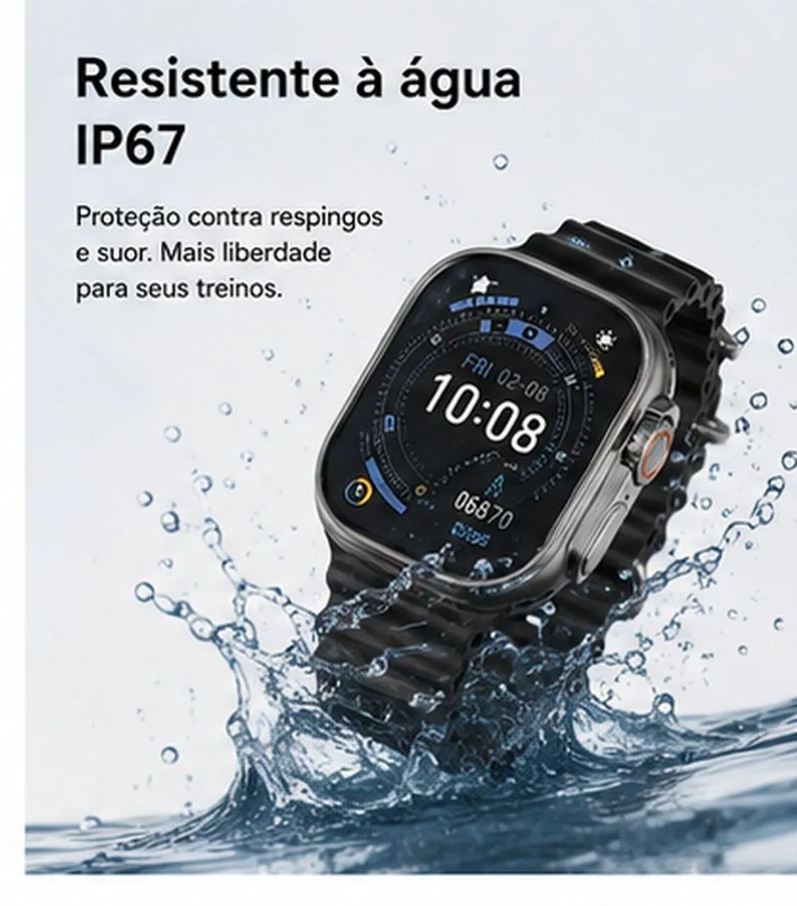 Smartwatch N11 Ultra Nfc Whatsapp Android Ios 4  - Foto 2