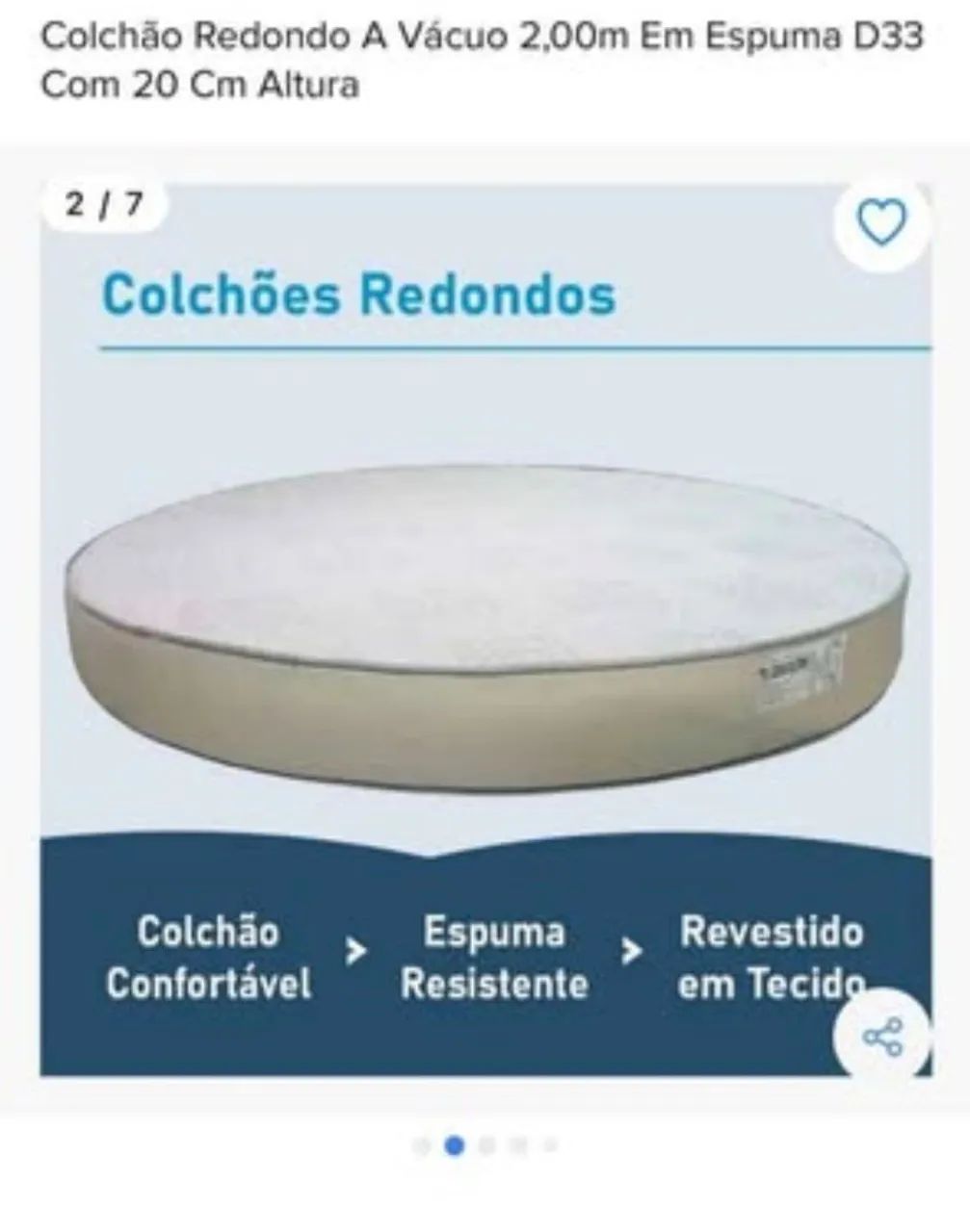 Colchão de casal redondo  - Foto 5
