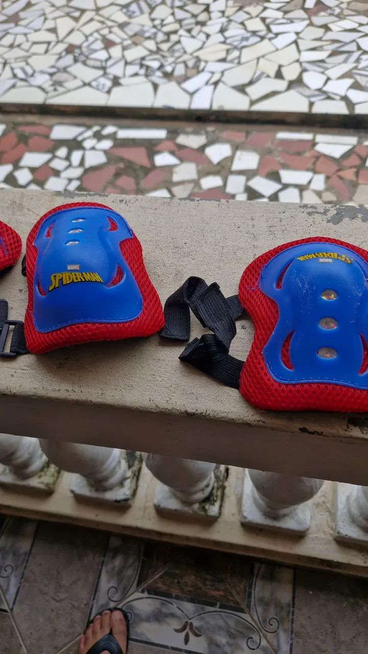 Patins infantil modelo homem aranha - Foto 5