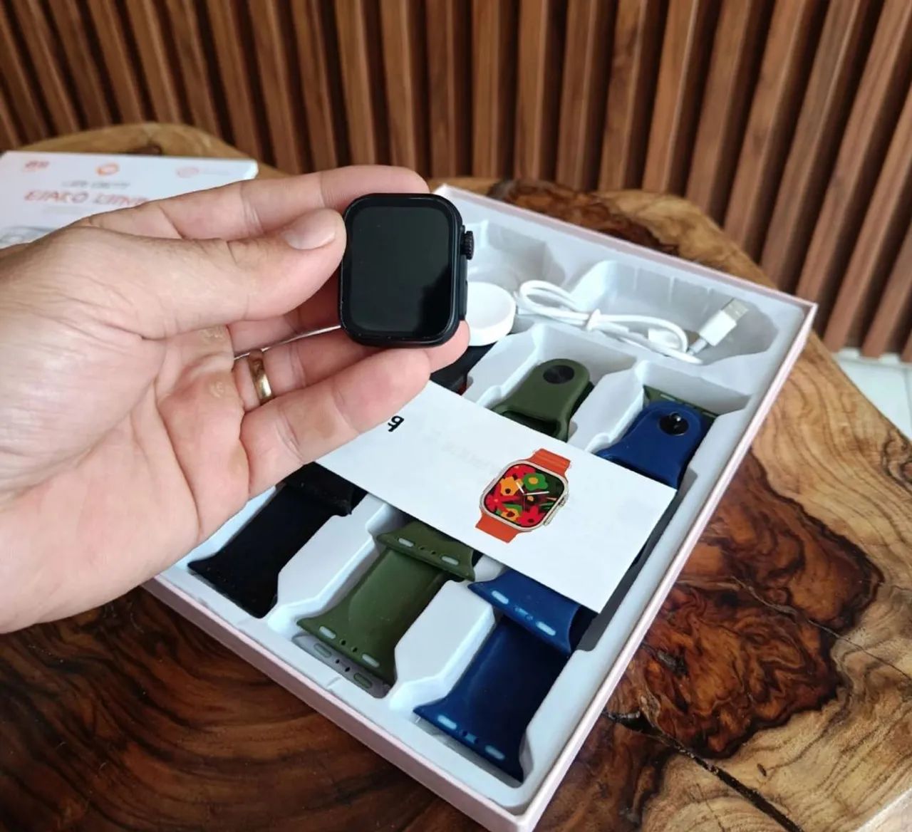 Smartwatch Laxasfit com 8 Pulseiras  - Foto 4