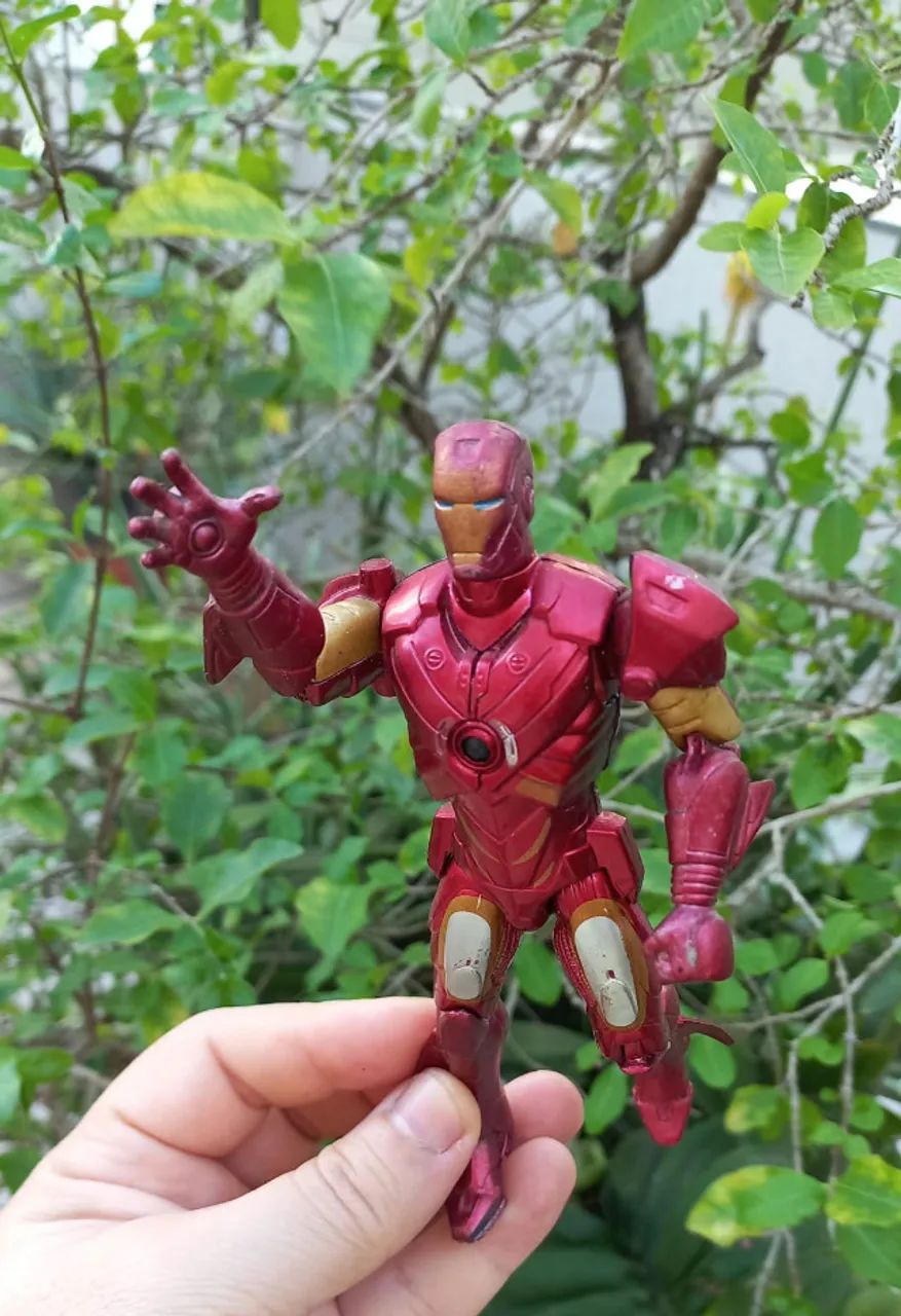Homem de Ferro Marvel Boneco Antigo Paralelo - Foto 4