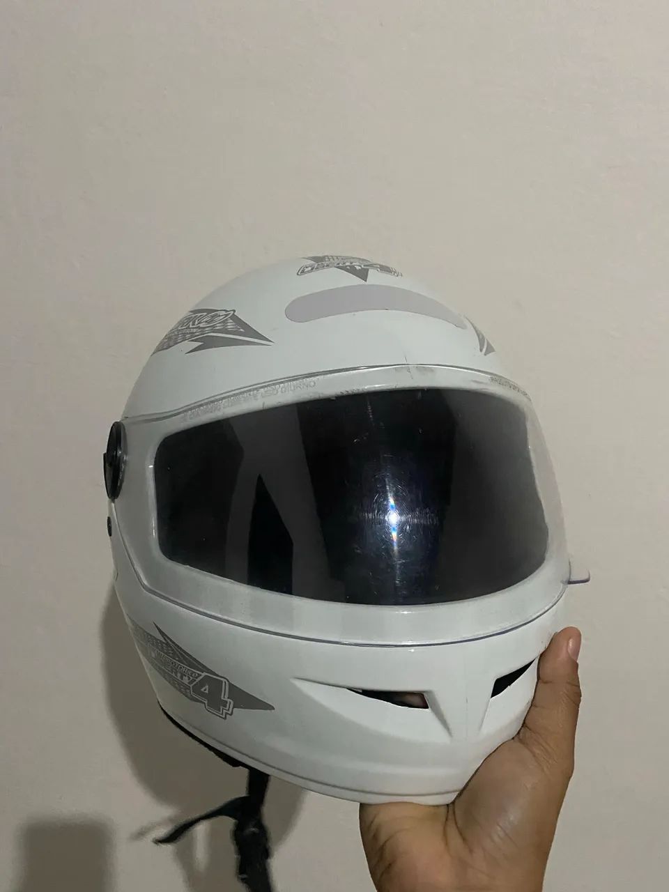 Capacete de moto tamanho 58