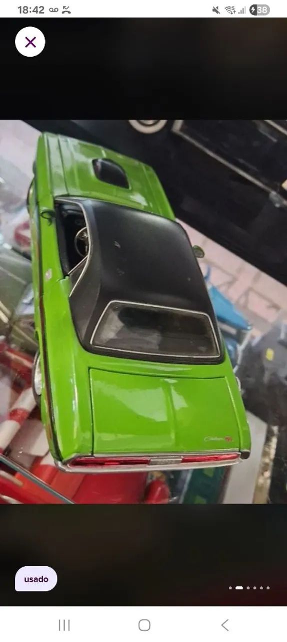miniatura dodge challenger r/t 1970, escala 1/24  - Foto 2