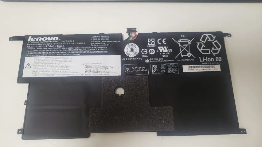 Bateria Lenovo ThinkPad X1 Carbon 2nd Geracao