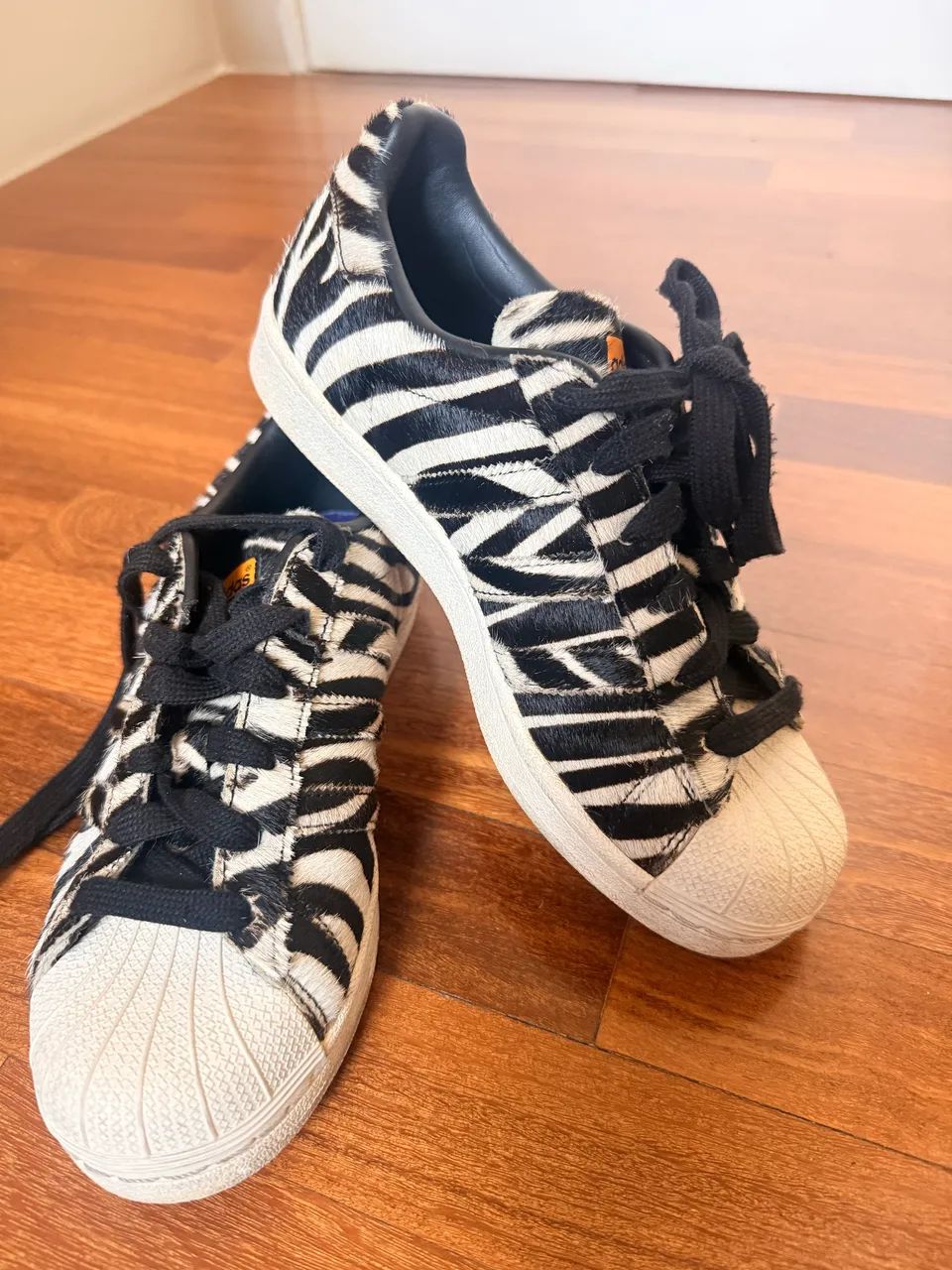 Tênis adidas superstar zebra 34 (original) - Calçados - Água