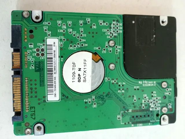 hd western digital scorpio 80gb sata 2.5 polegadas para reaproveitamento de peças  - Foto 2