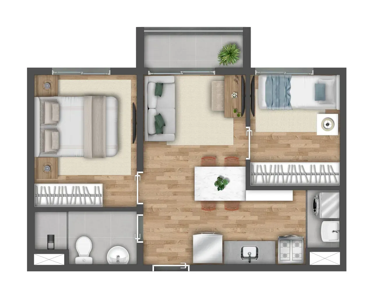 PLANTA 37m²
