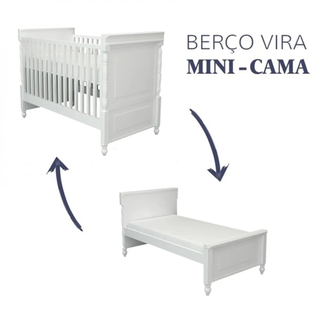 Berço Siena Lilibee 3 em 1 - Foto 3