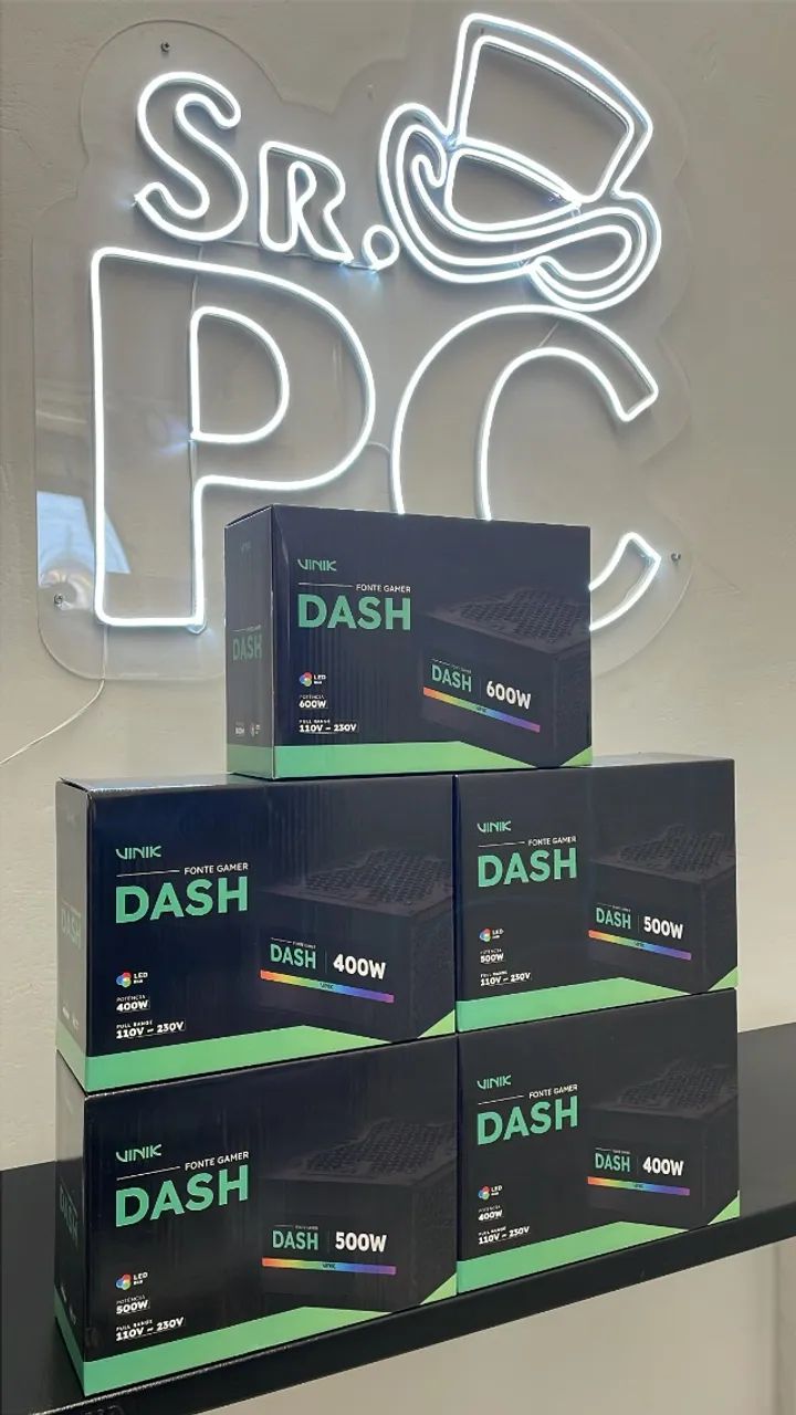 Fonte gamer vinik dash v3 LED ARGB - Foto 2