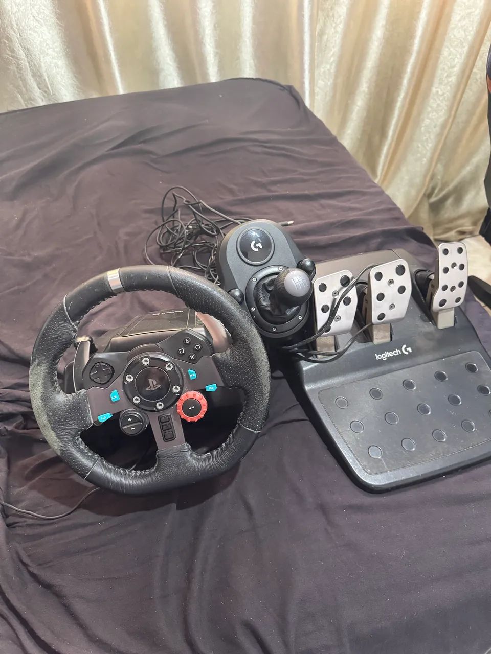 Logitech G29 + Câmbio + Pedais - Completo e Funcionando Perfeitamente - Foto 3