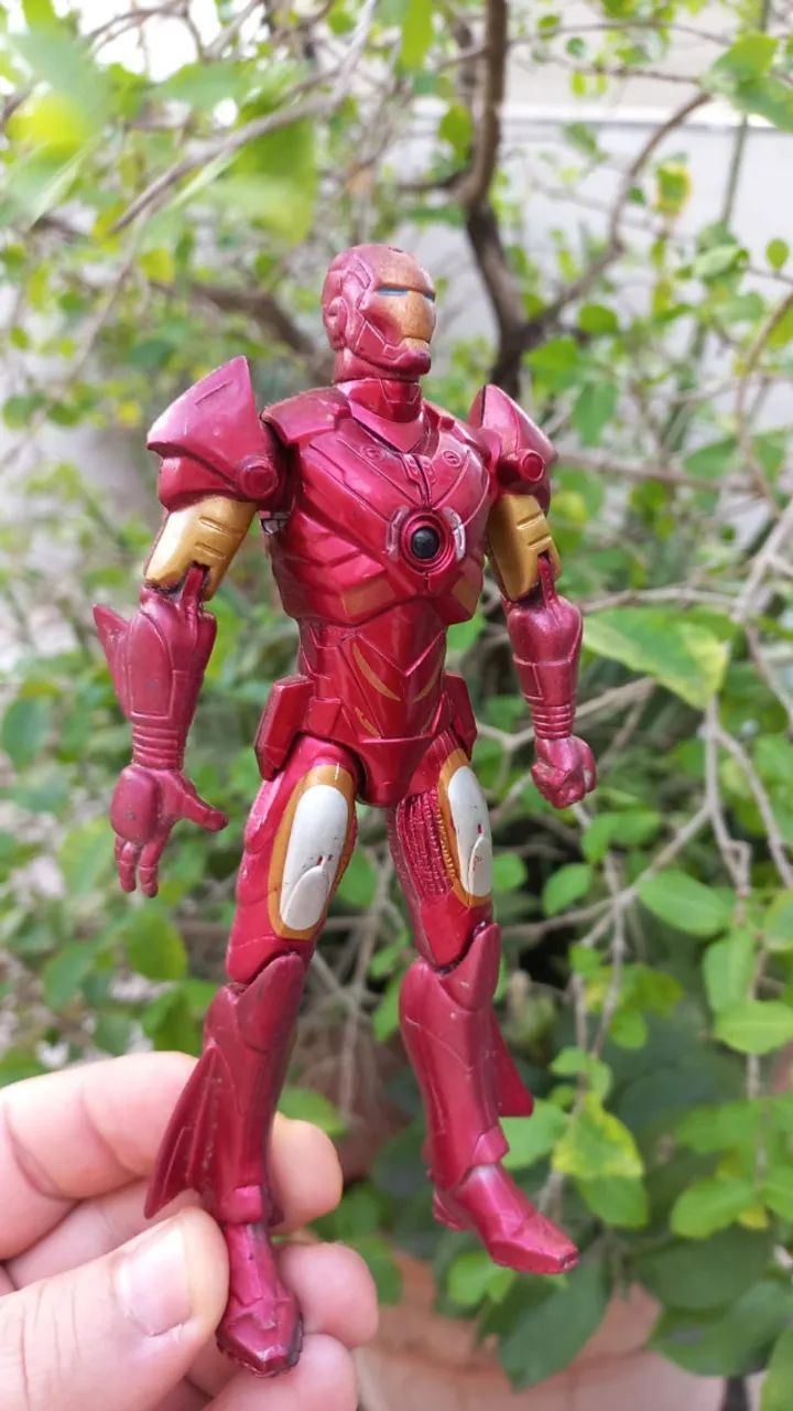Homem de Ferro Marvel Boneco Antigo Paralelo