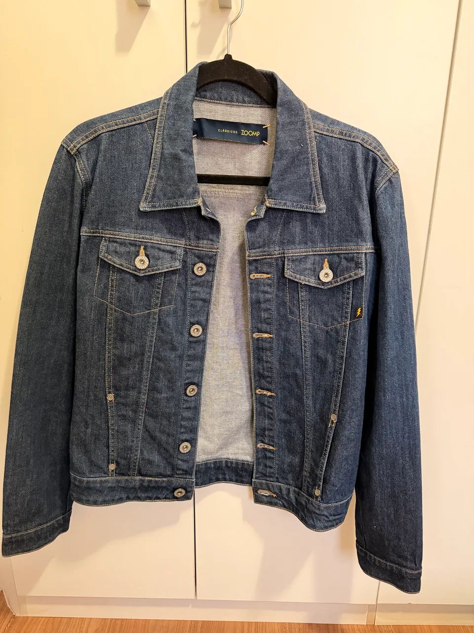 Jaqueta jeans escuro 
