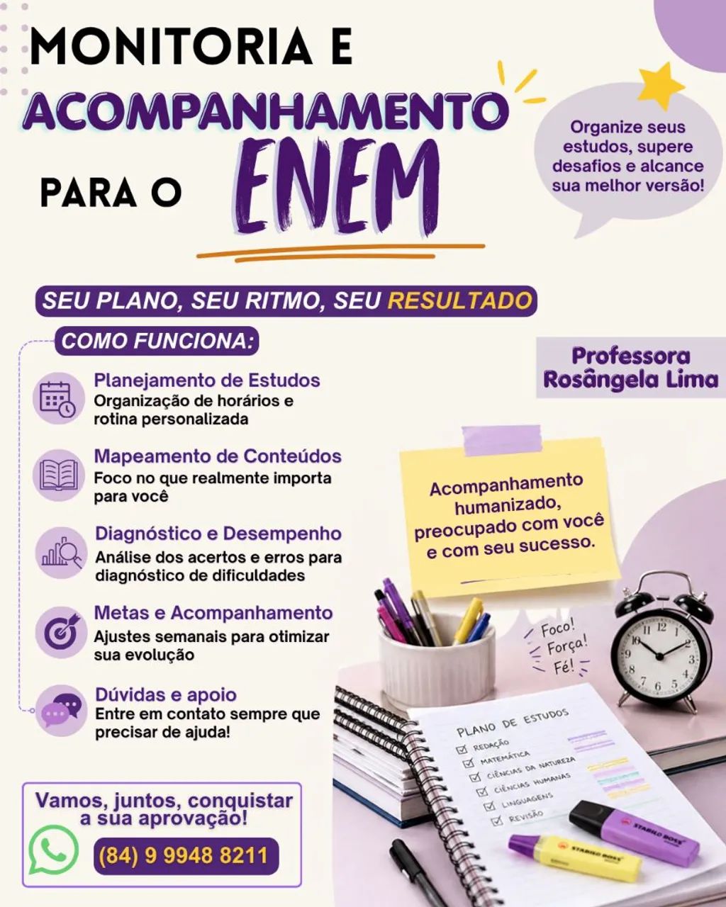 Reforço de Matemática e Mentoria para ENEM - Foto 3