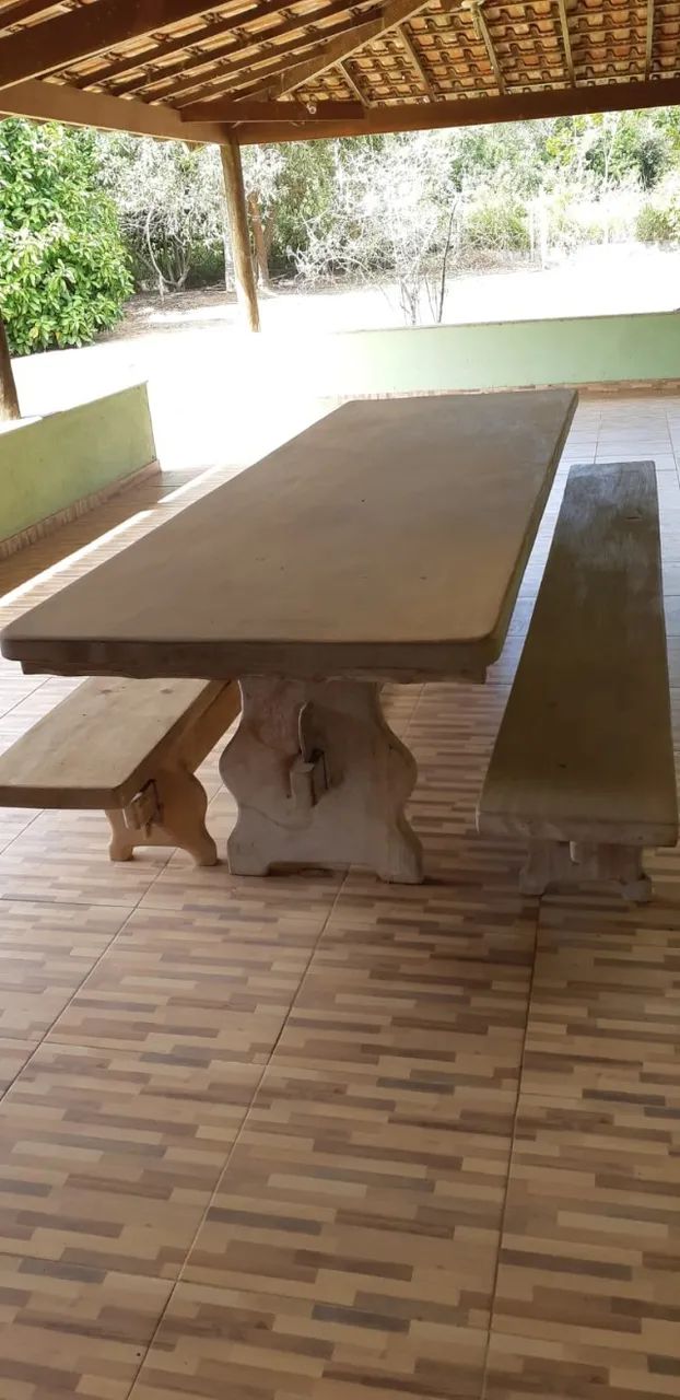 mesa de madeira de lei - Foto 2