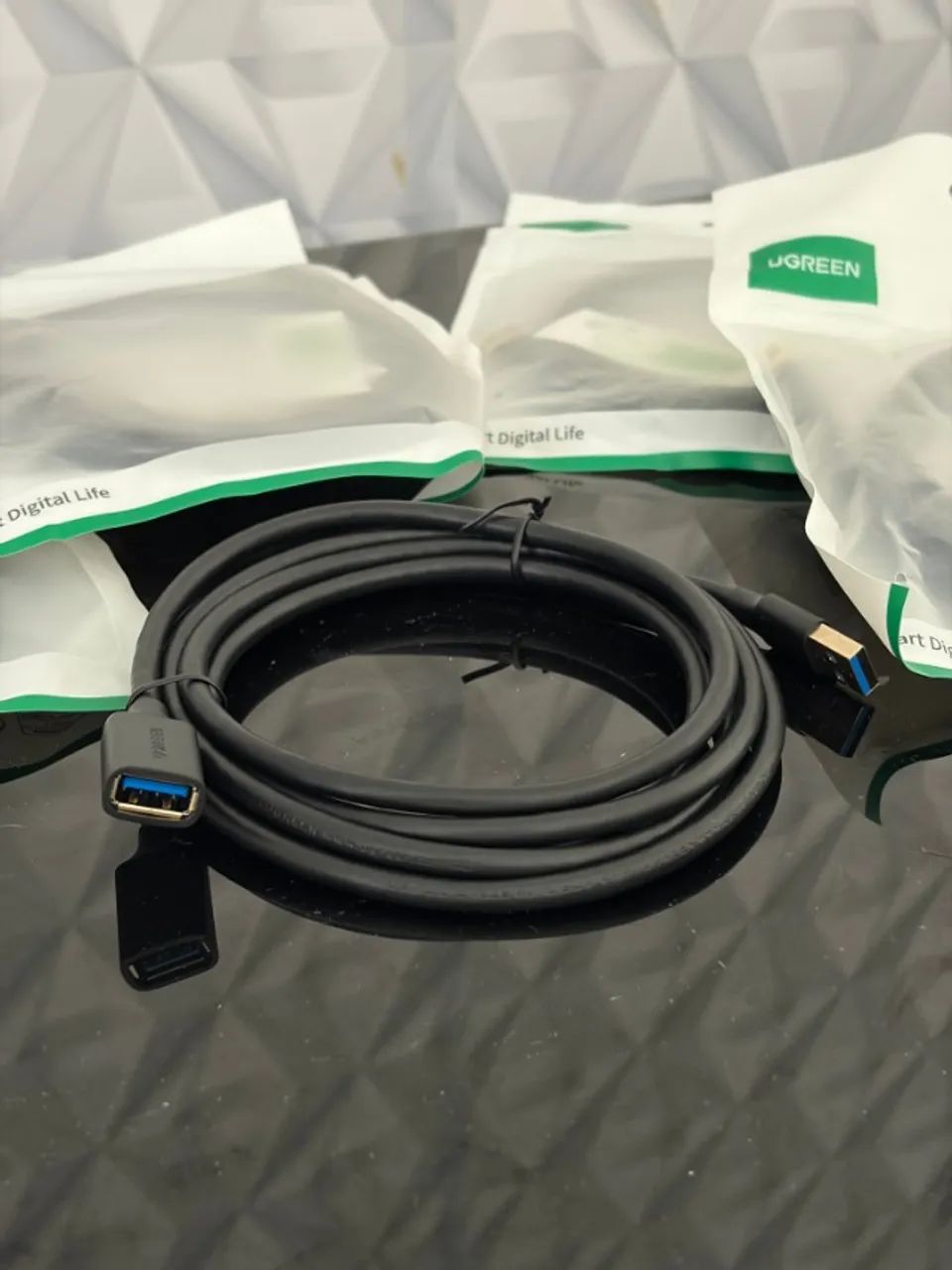 Cabo Extensor USB 3.0 Ugreen - 2 Metros - Foto 3